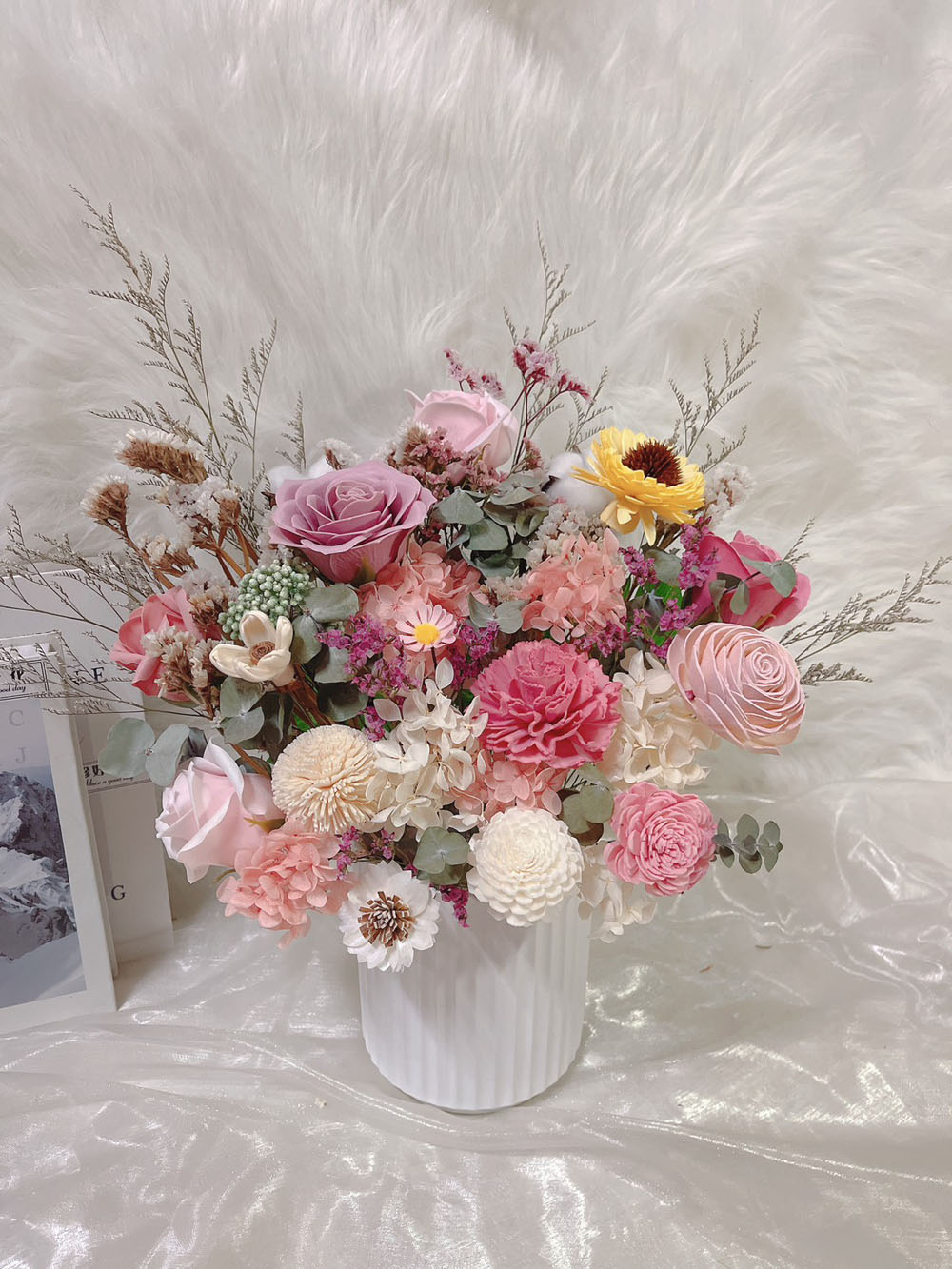 台南永生花/乾燥盆花32