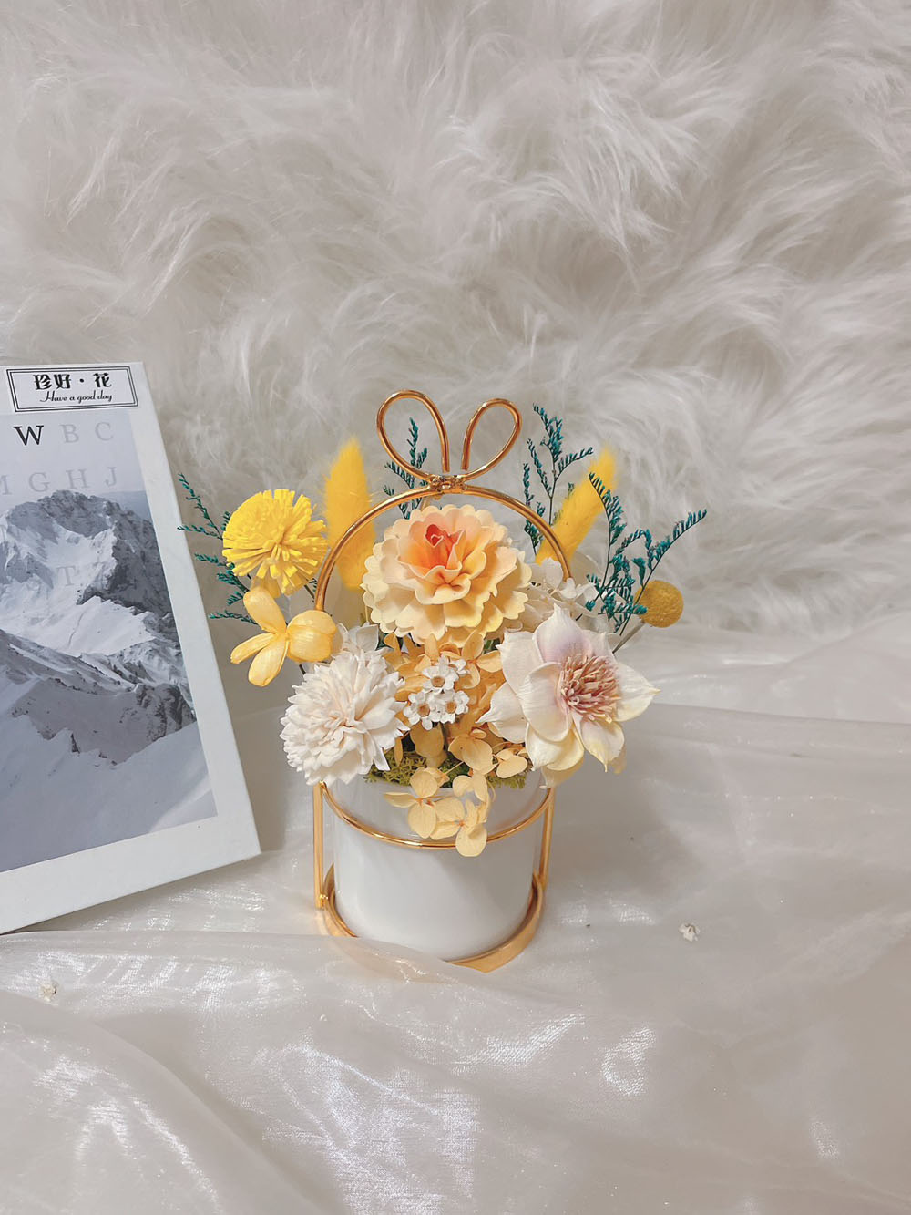 台南永生花/乾燥盆花33