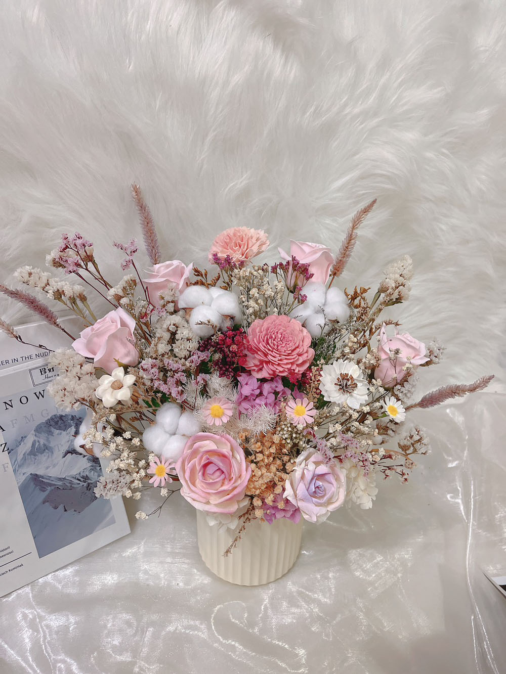 台南永生花/乾燥盆花37