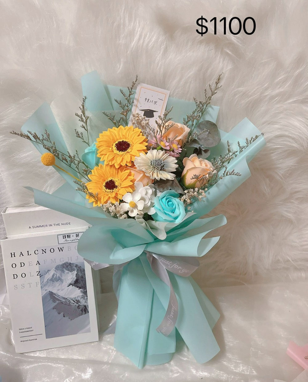 台南永生花/乾燥花束76